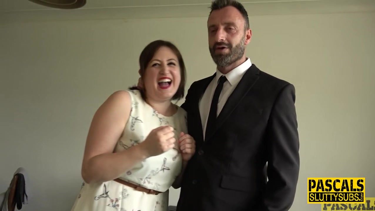 Dominated chubby slut sucks and rides