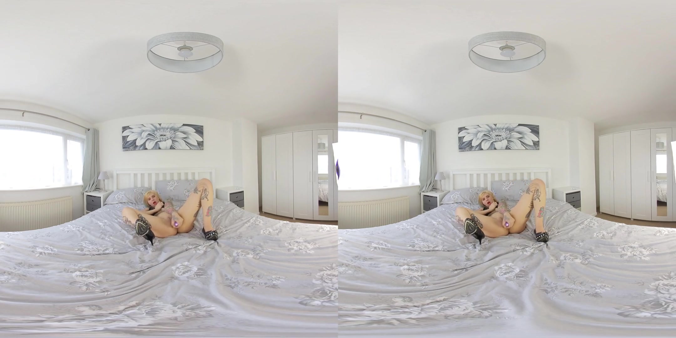 Tammy, Bedroom Antics - Tattoo Solo Model Toying