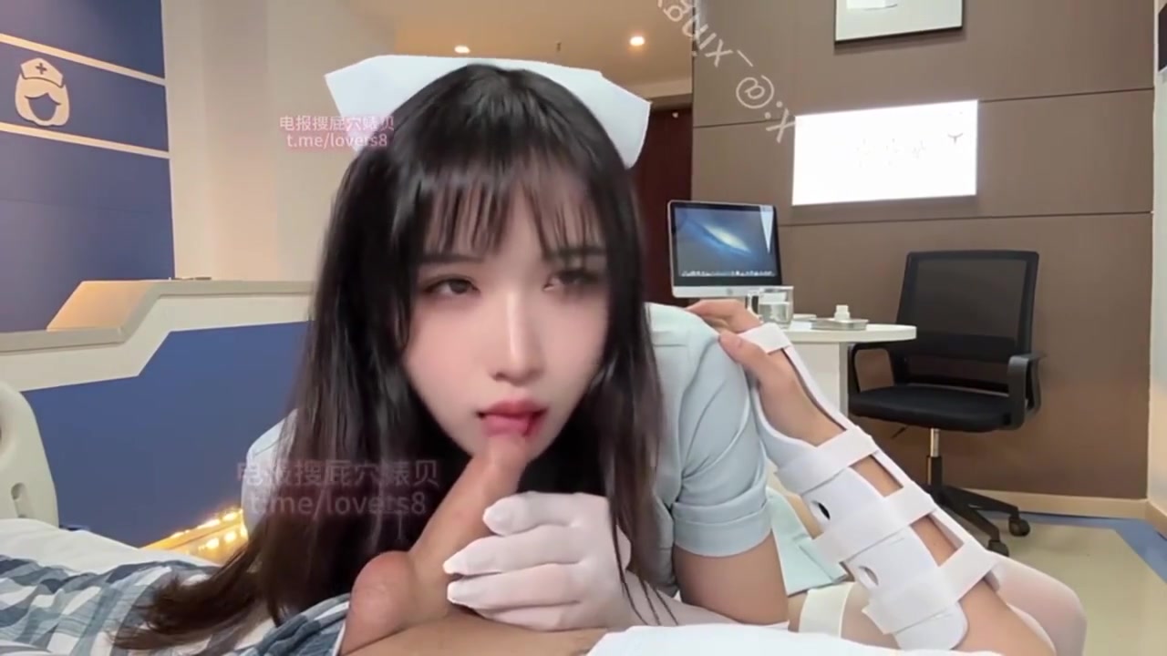 Cock Locked Asian Nurse Anal Fucked By Her Patient