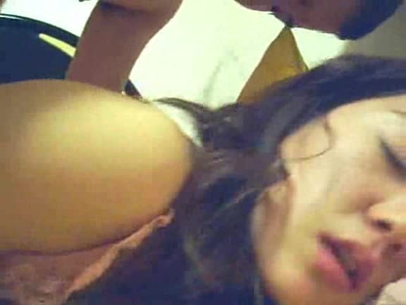 Sensual Asian couple filmed sweet lovemaking in the morning