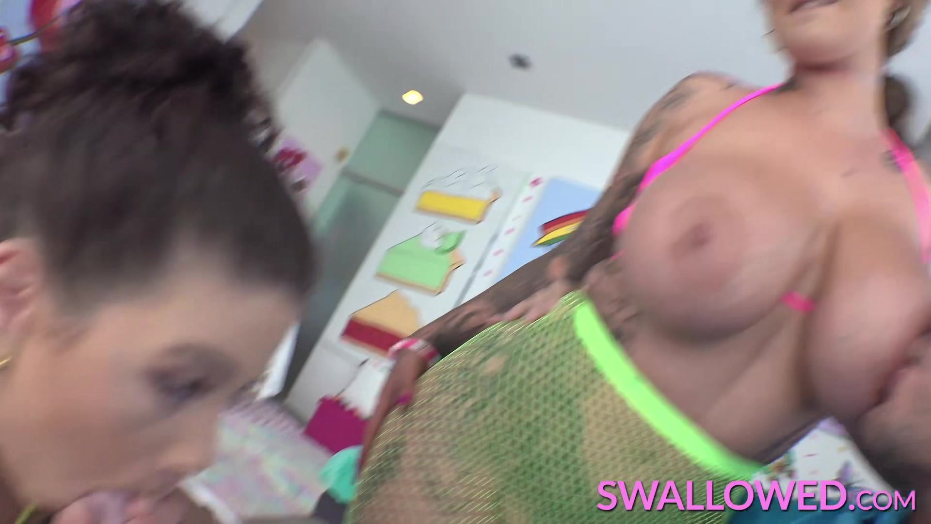 SWALLOWED Nicole and Arabelle's summertime suck fest