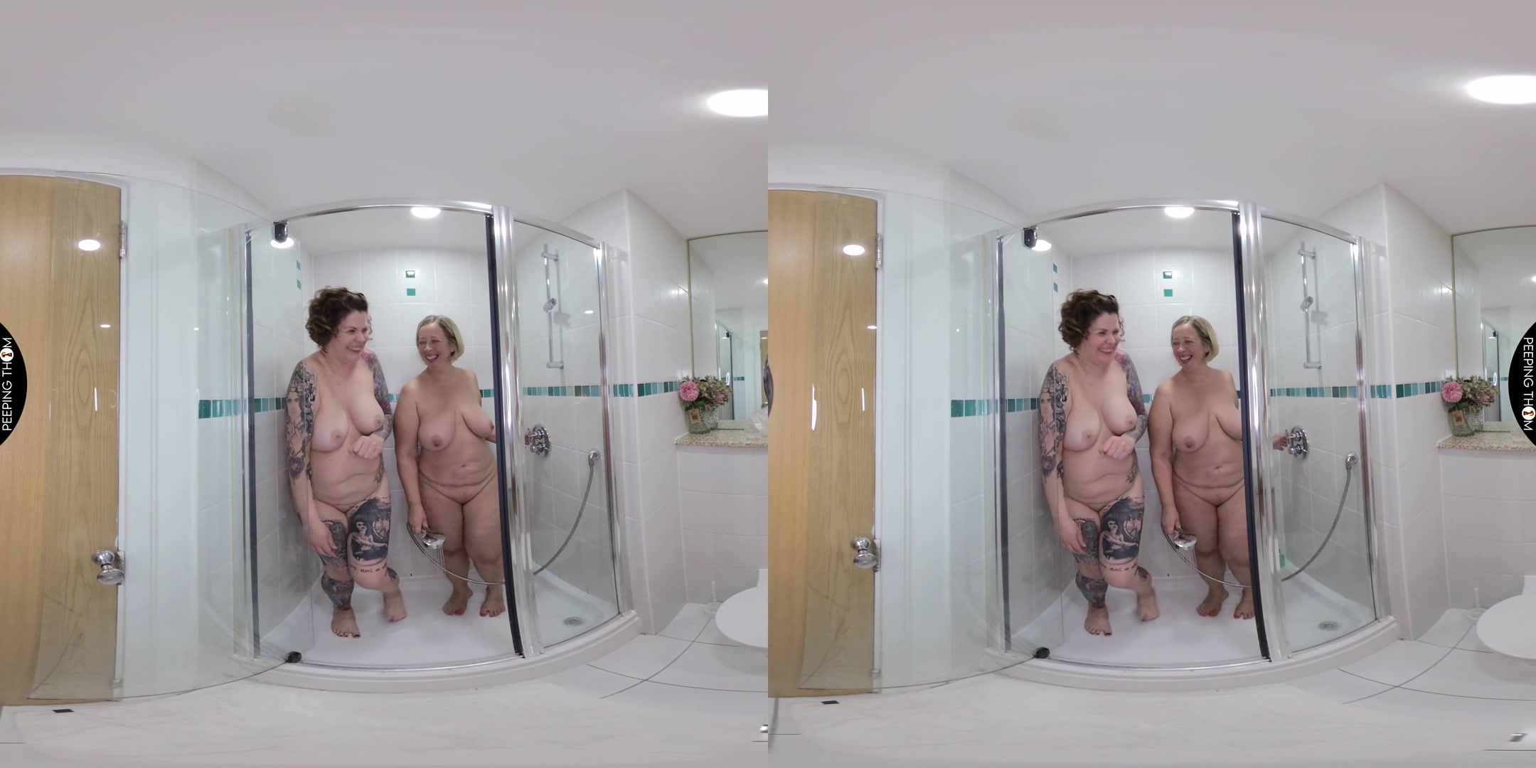 Behind The Scenes Shower - PeepingThom