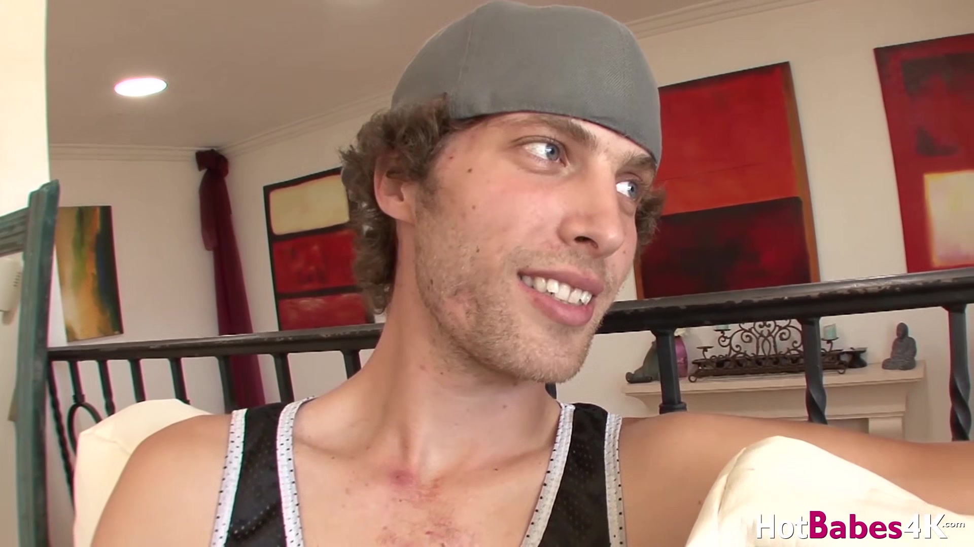 Skinny teen 18+ cheerleader Emily Grey facialized after sex