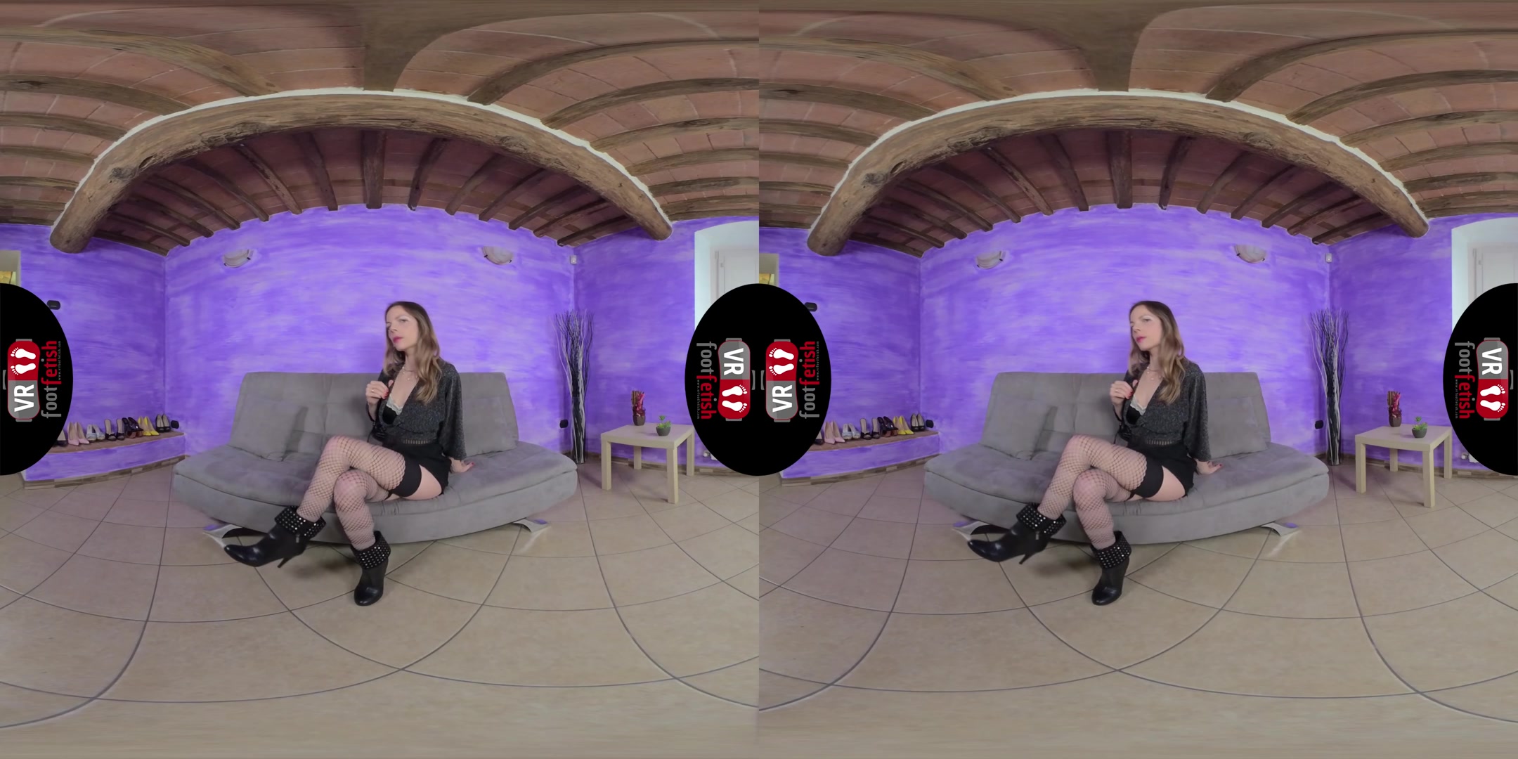 Unbelievably Sexy Mermaid Tries On A New Pair Of Nylons - VRFootFetish