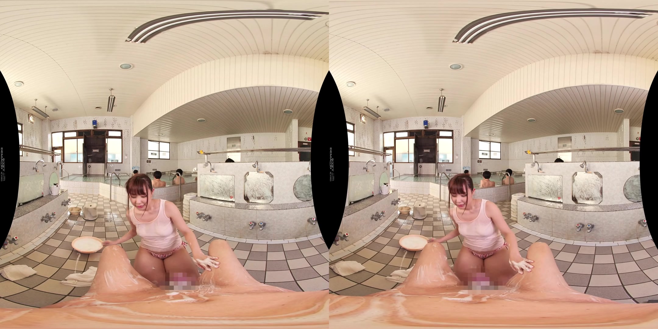 Harura Mori - A Lovely Smile, A Busty Chest, and a Happy Ending! This Bathhouse Girl will Leave you Feeling Fresh and Clean - SodCreate
