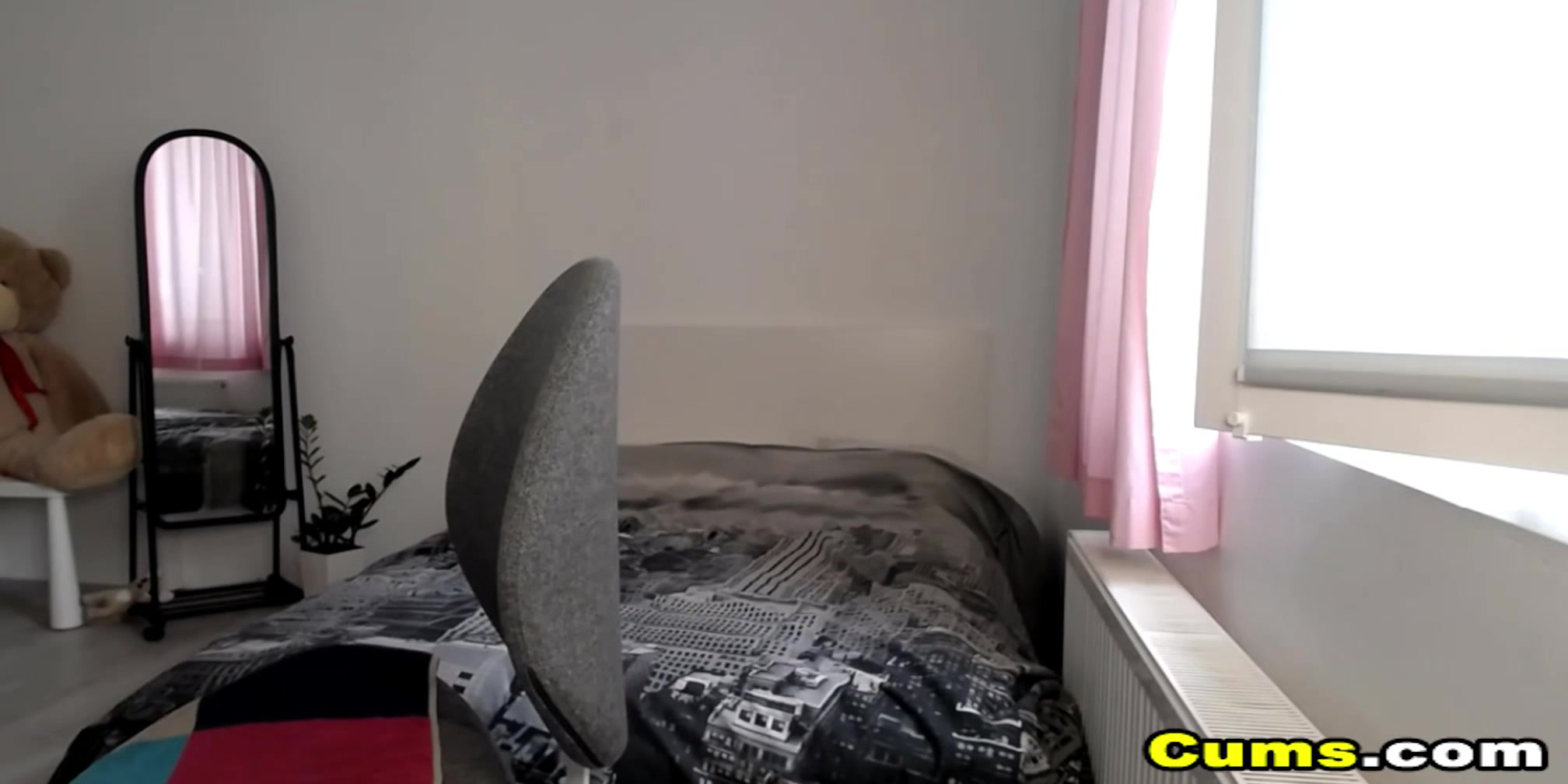 Cute Chick Plays with Her Tight Pussy