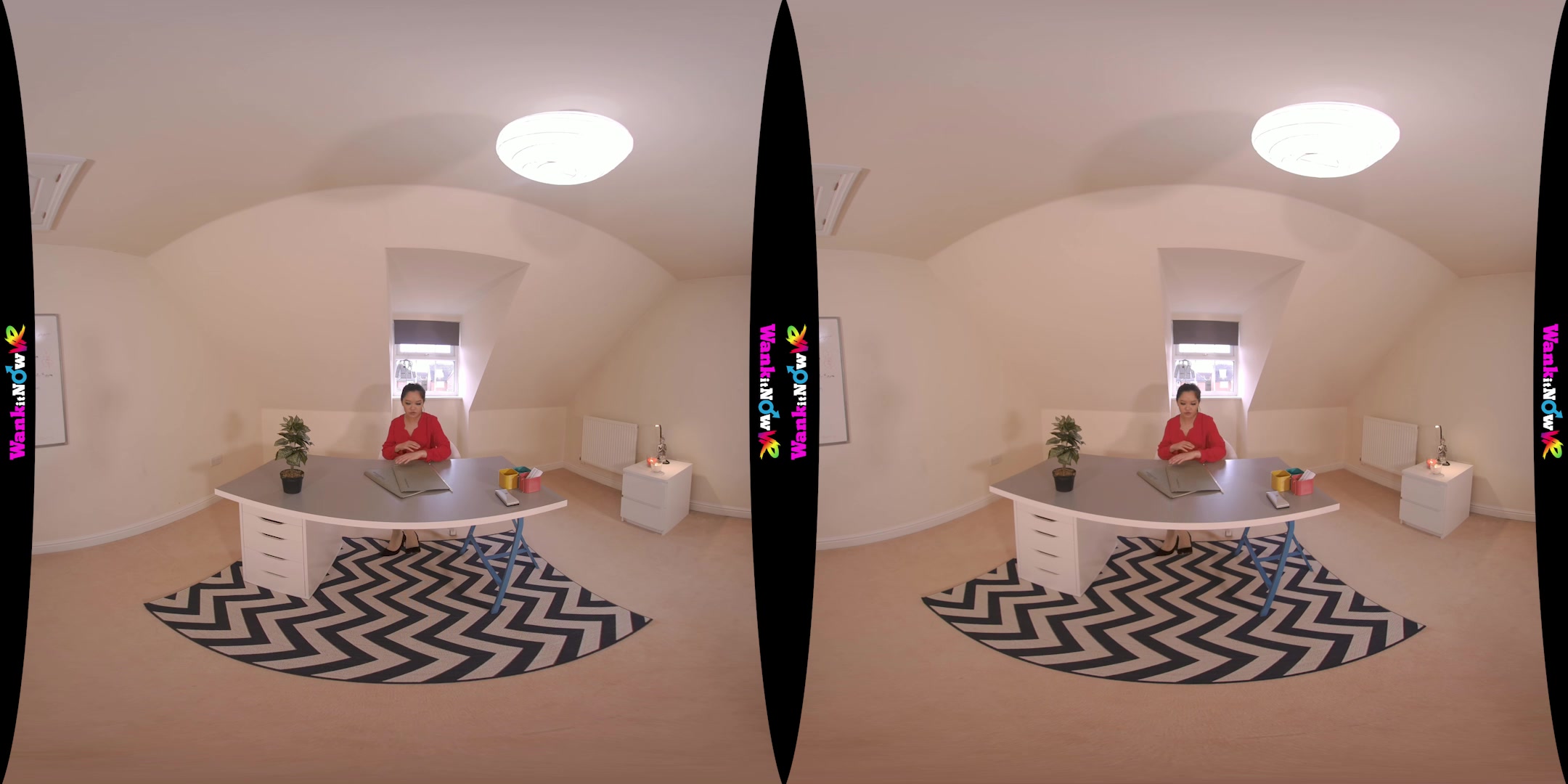 Horny Boss featuring Louisa Lu - WankitNowVR