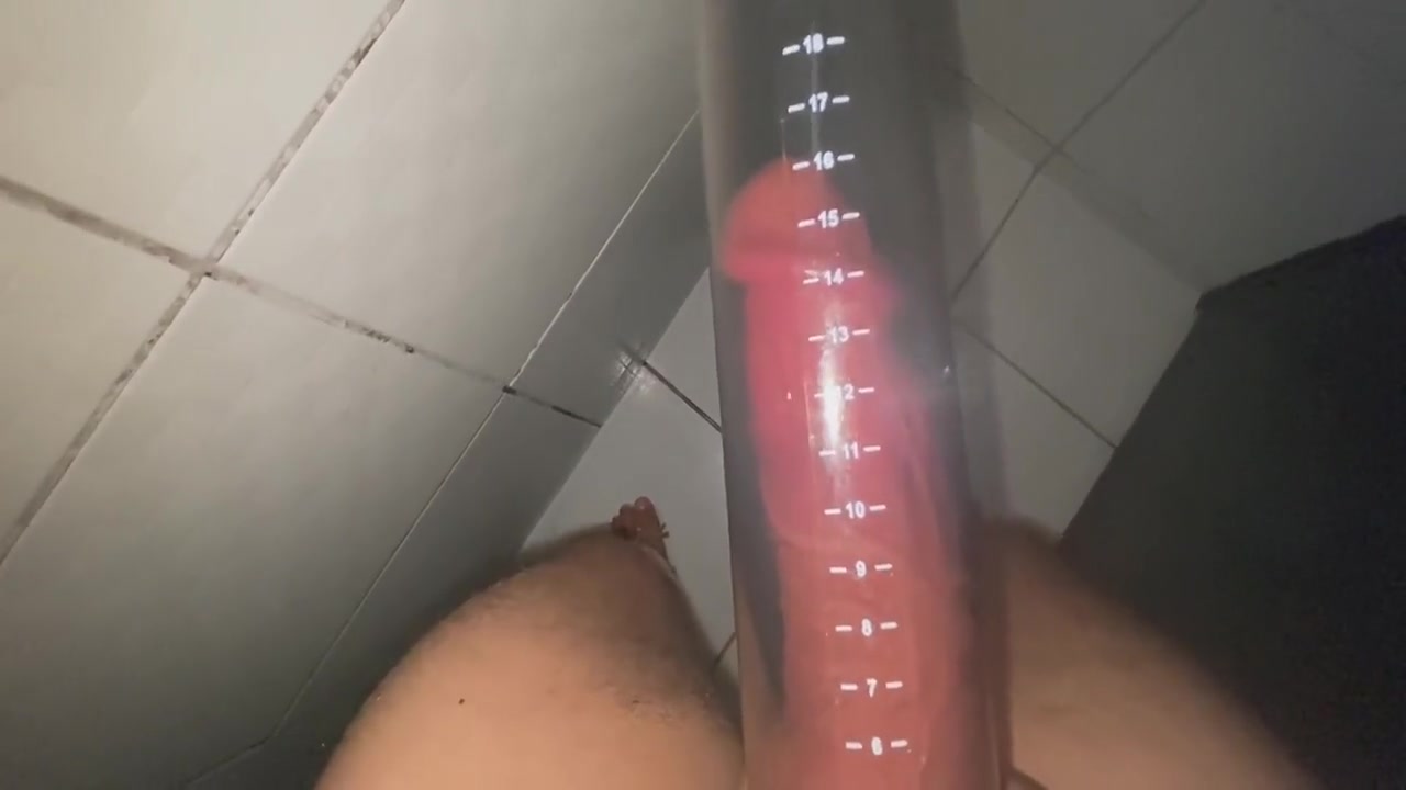 Naughty Stepsister Caught Me Using The Penis Pump In The Bathroom With My 7 Inch Dick And Came To Share The Shower With Me