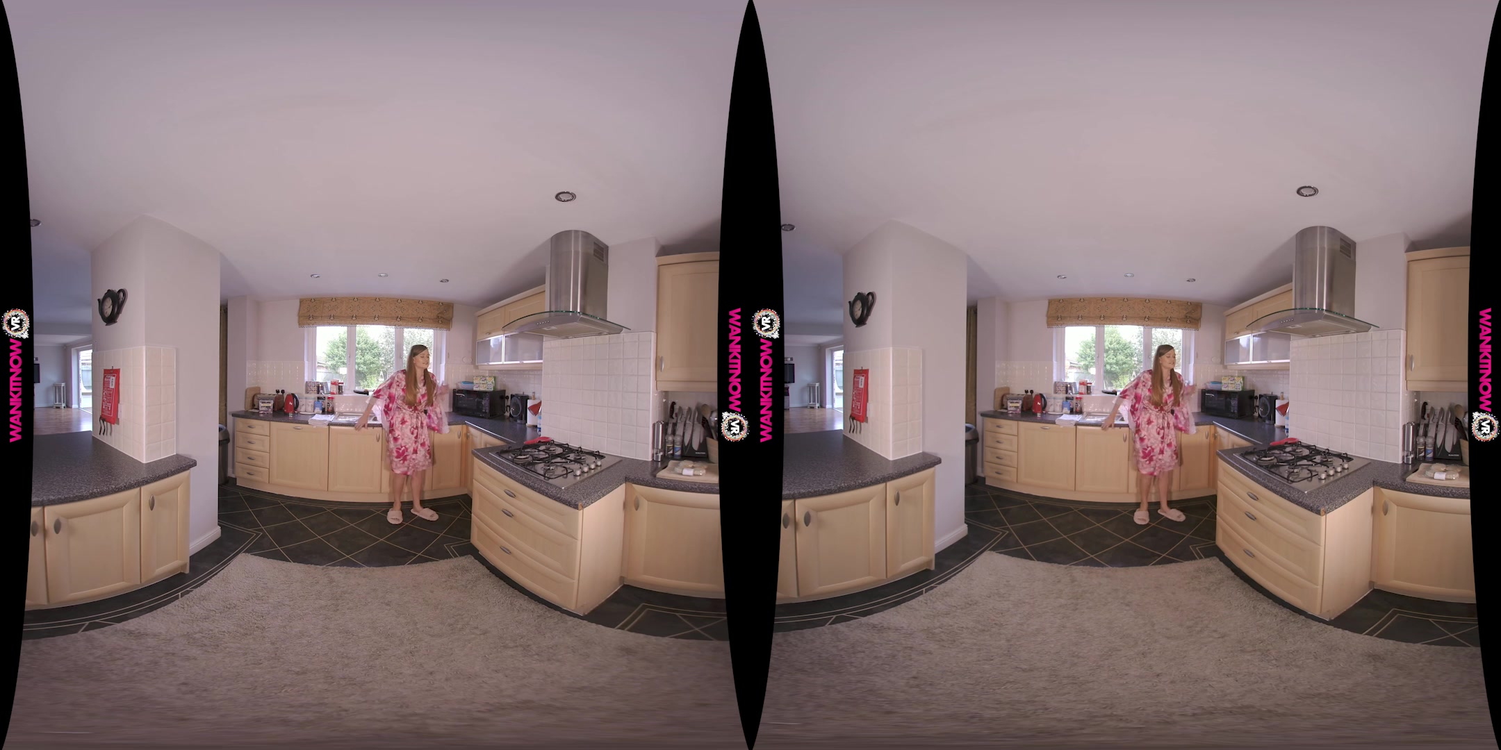 Kitchen Tease featuring Honour May - WankitNowVR