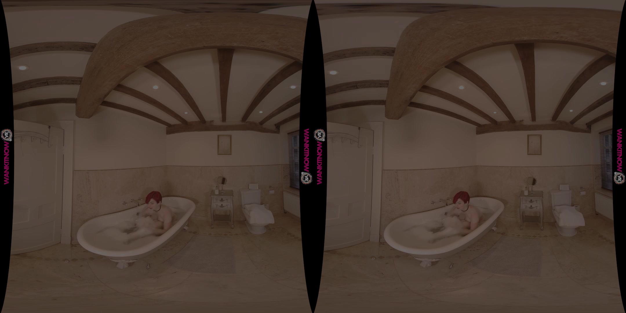 Bath time Submissive featuring Olivia Kinks - WankitNowVR