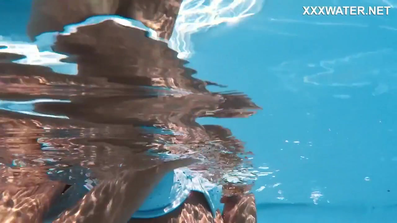 Perfect Body Euro teen 18+ Gets Naked In The Pool
