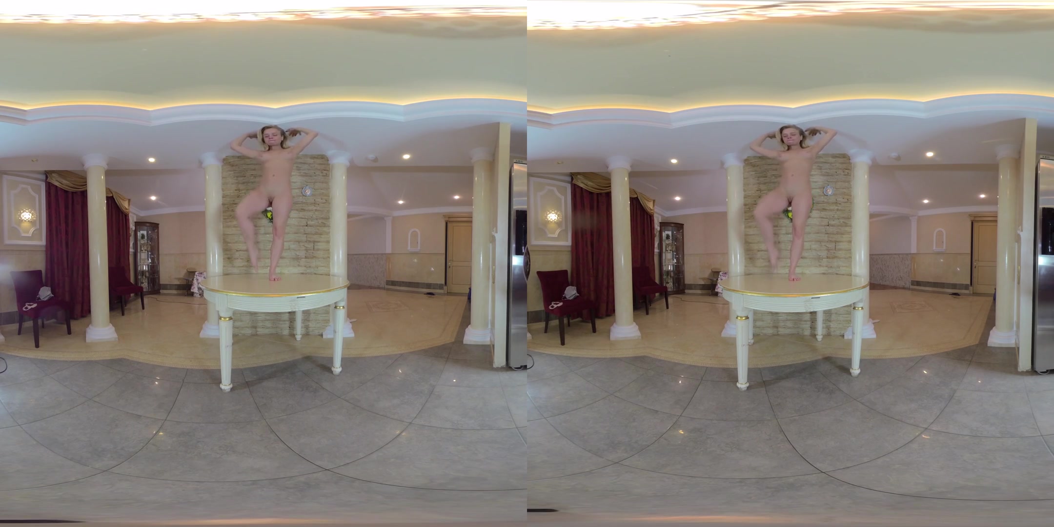 Cute Flexy teen 18+ Kalina Does Gymnastics - Amateur Solo