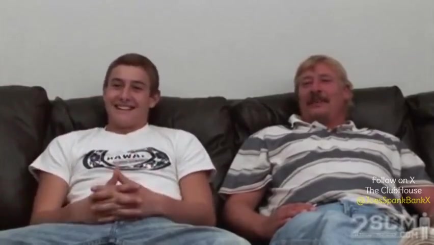 Stepfather & Stepson Jerk Off Buddies