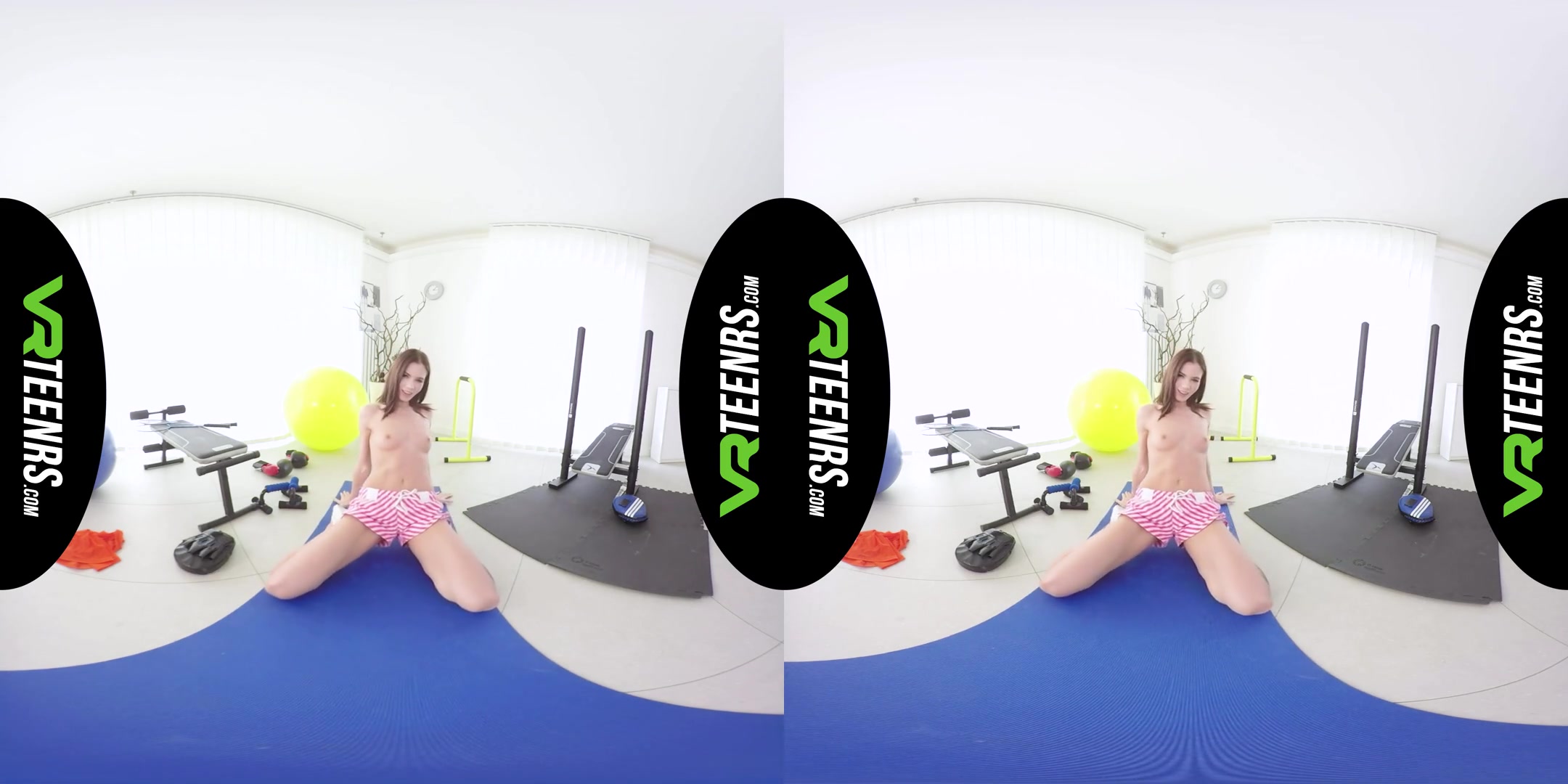 Lavana Lou in VR teen 18+ Masturbating In Gym Room - VRTeenrs