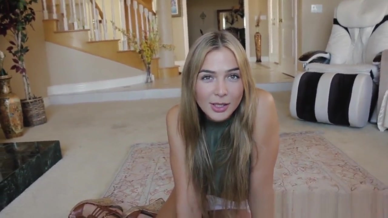 Stepsister spits out cum