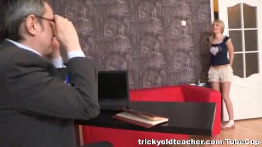 Pervy old teacher gets it on with the beautiful Mary.