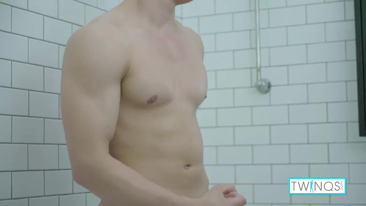 Ripped Boy Toy Luke Rubs His Big Cock After Taking A Shower!