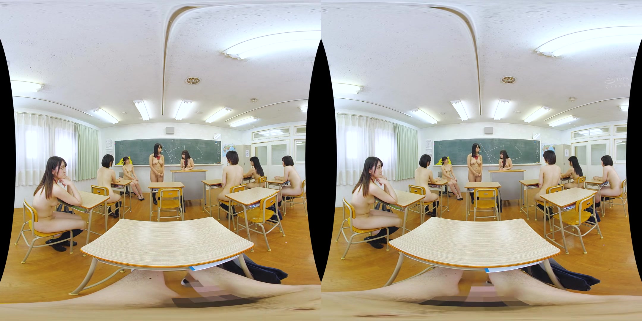 Today is Naked Day?! Her New School She Transferred To; Busty Teen Japanese Schoolgirl Fucked in Class