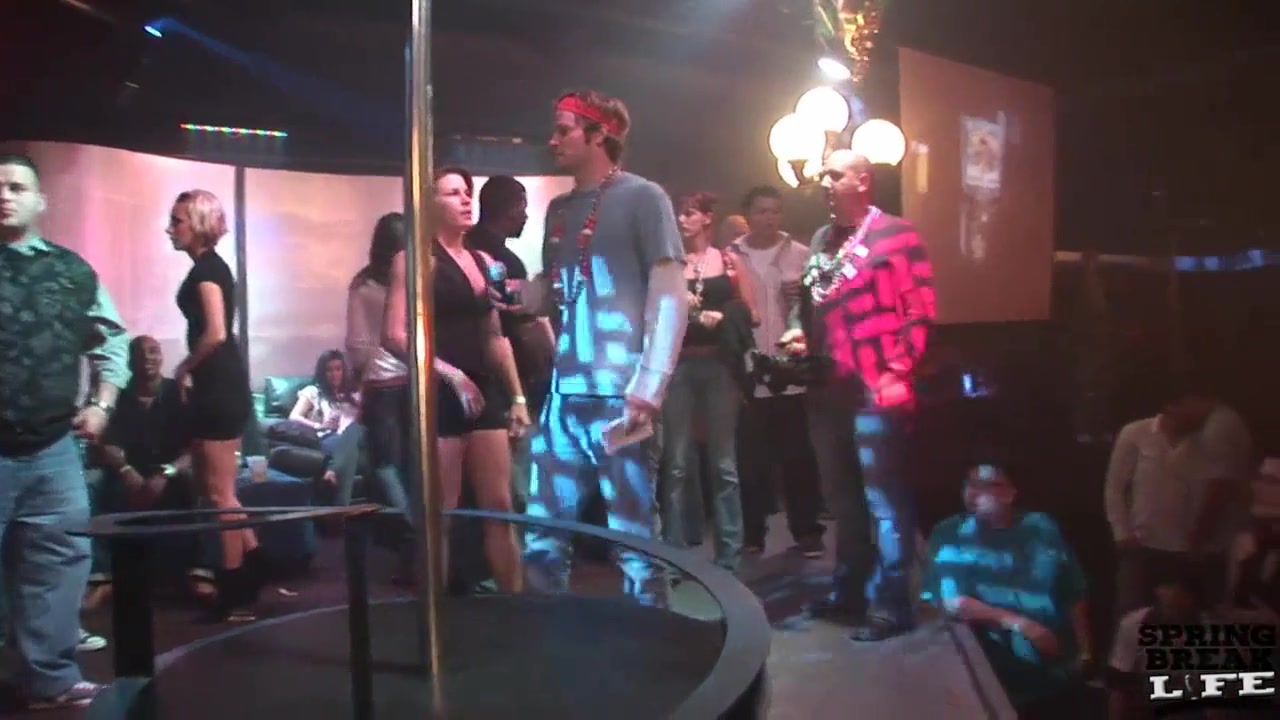Stripper Pole Contest in Ybor City Night Club - SpringbreakLife