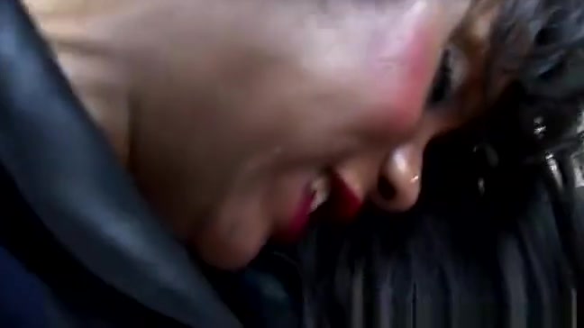 ebony Euro shemale blows this guyr Load
