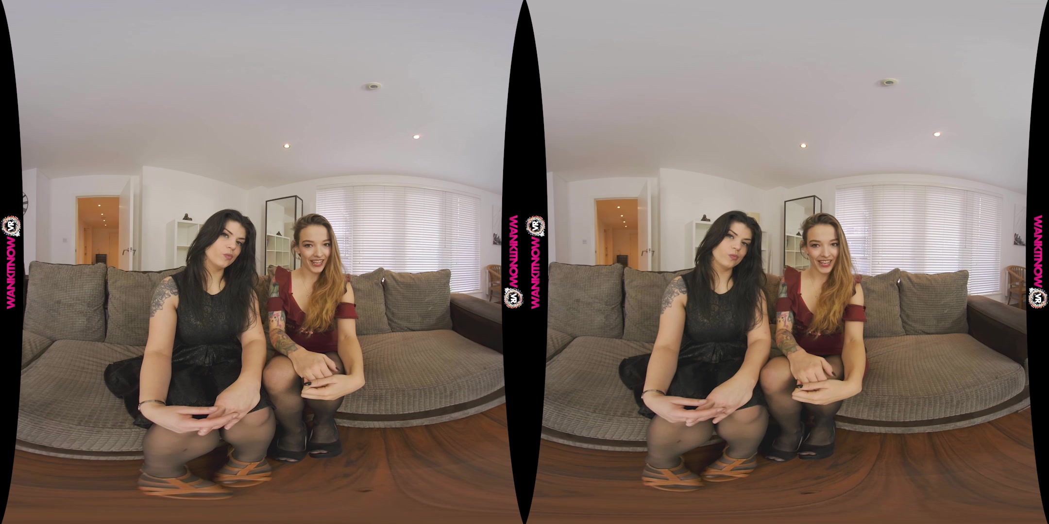 Surprised With A Threesome featuring Kylie Nymphette, Lucia Love - WankitNowVR