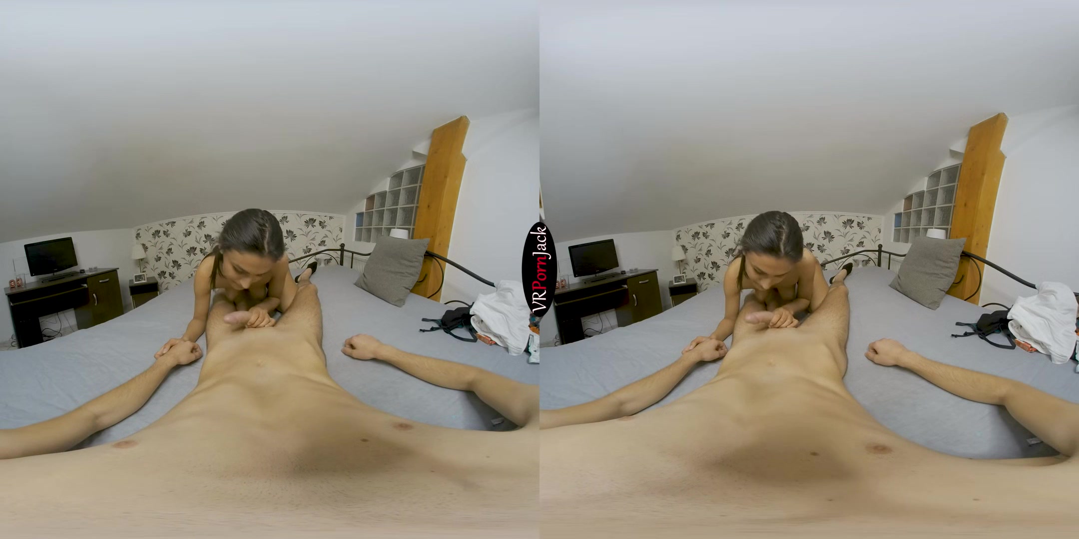 Teasing My Boyfriend; Amateur Brunette Babe POV VR