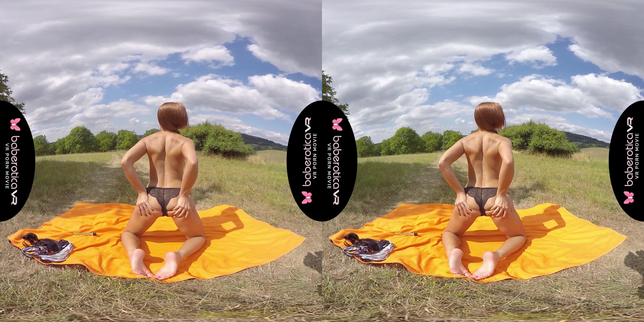 Ginger Ornela Morgan Outdoor Fun With Her Pussy - BaberoticaVR