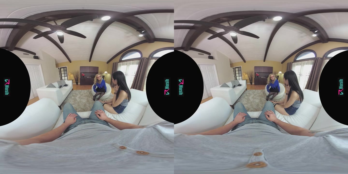 VRHUSH Naughty threesome with Nina Hartley and Eva Yi