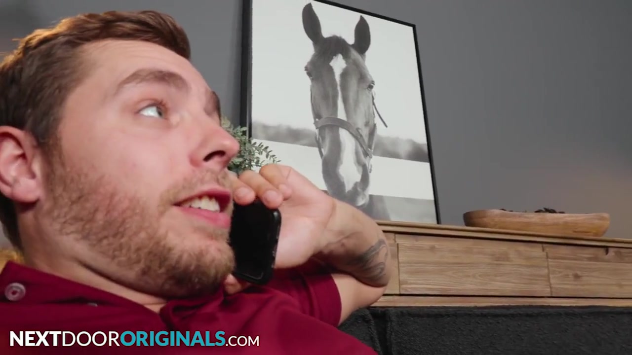 Carter Woods And Damien Cruz In Sulky Latino Hunk Fucks Hot Bf During Phone Interview