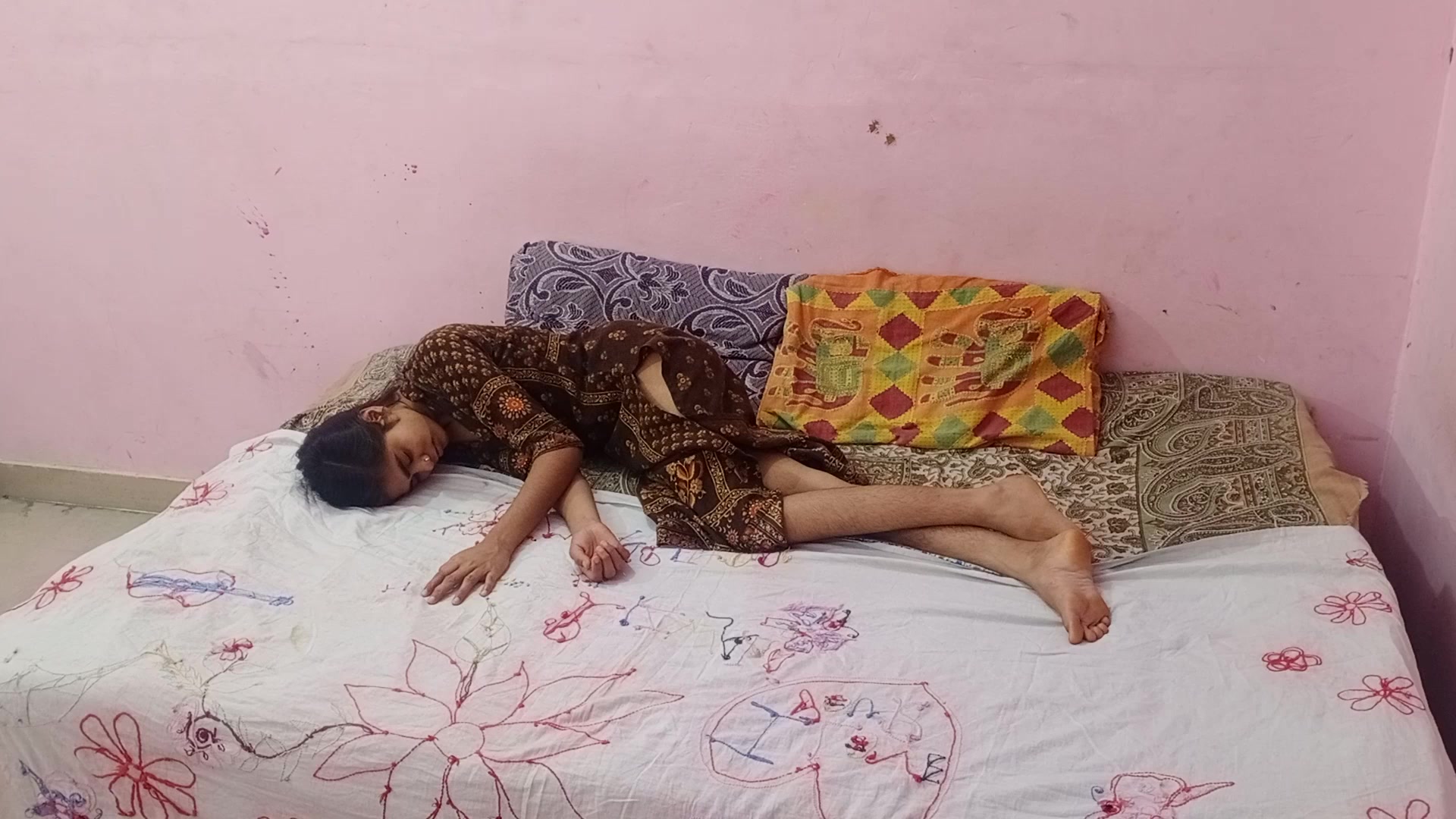Beautiful Indian gf deepthroats bbc, sloppy blowjob and face fuck