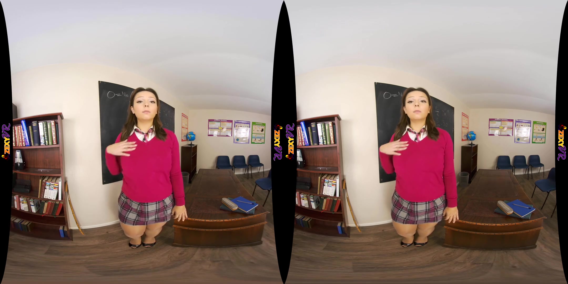 Alice Katz in Uniform Tease - ZexyVR