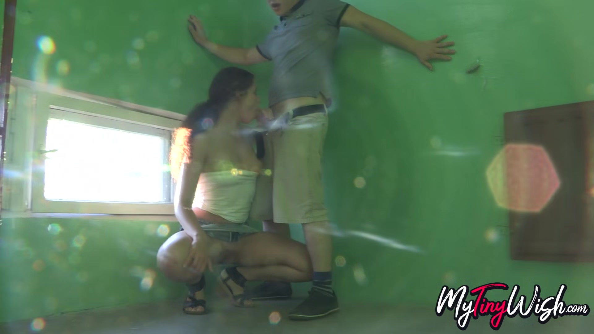 Adorable teen 18+ anally creampied after intense sex with her BF