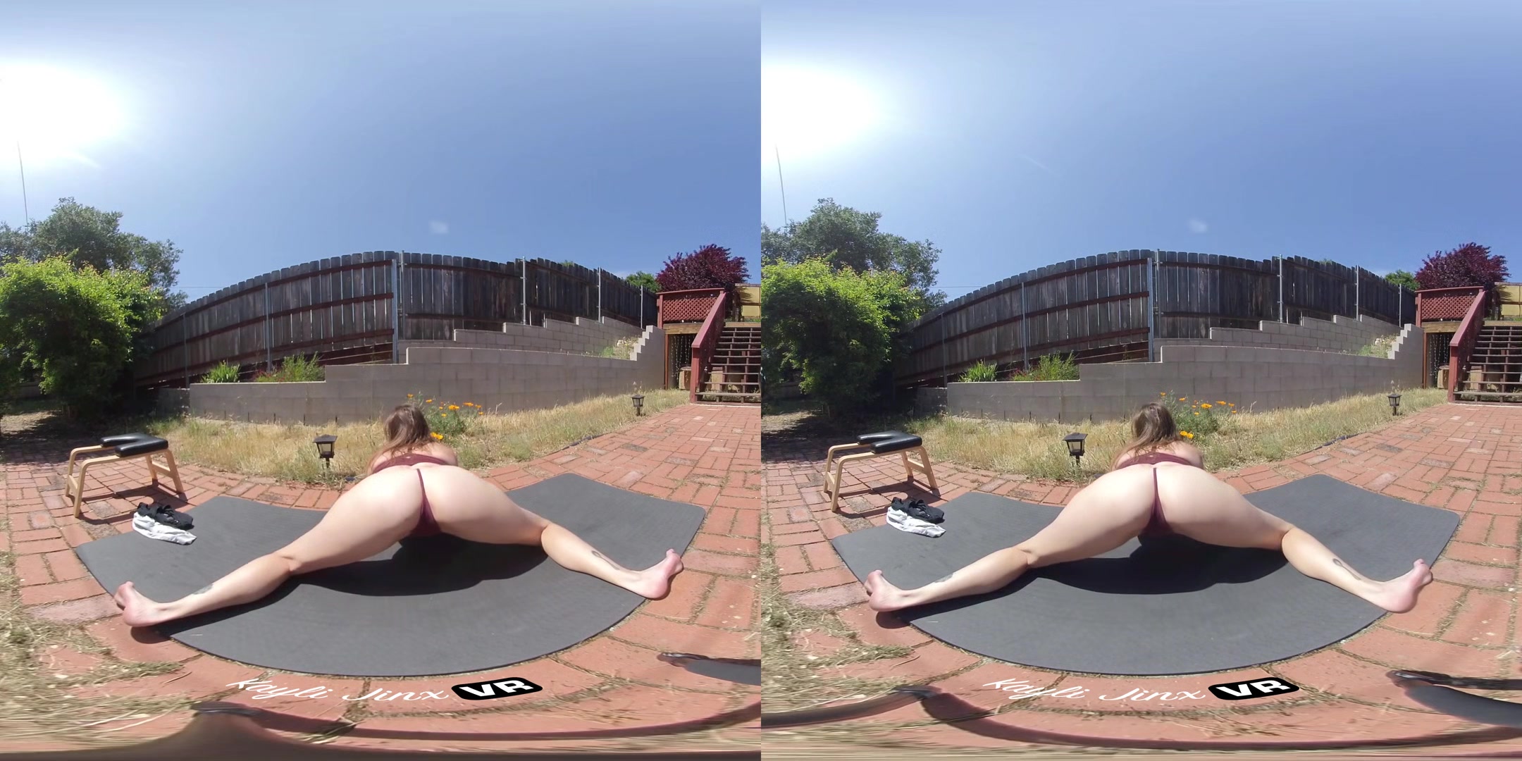 Outdoor Yoga Striptease