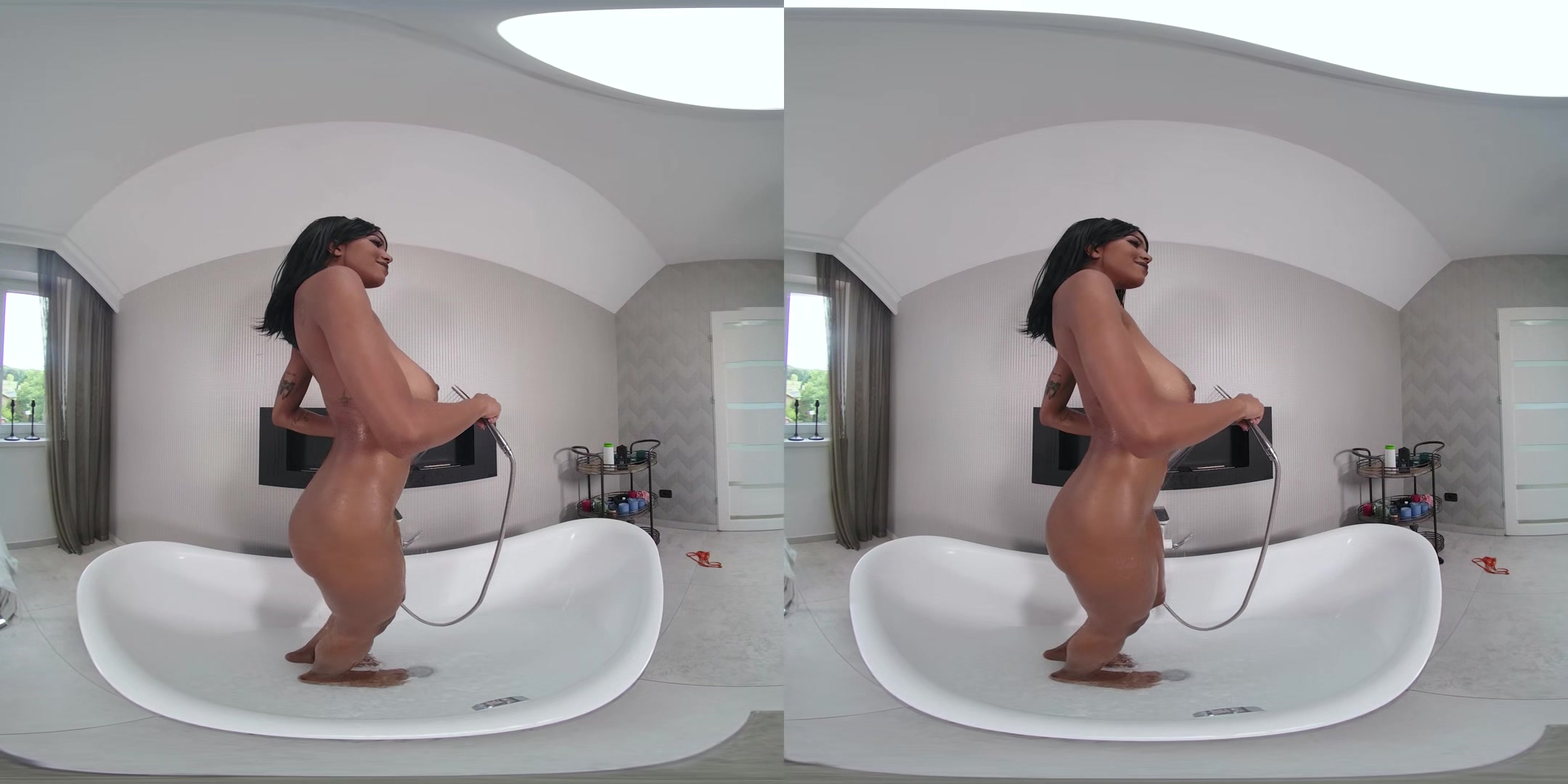Busty Tina Fire Solid Anal