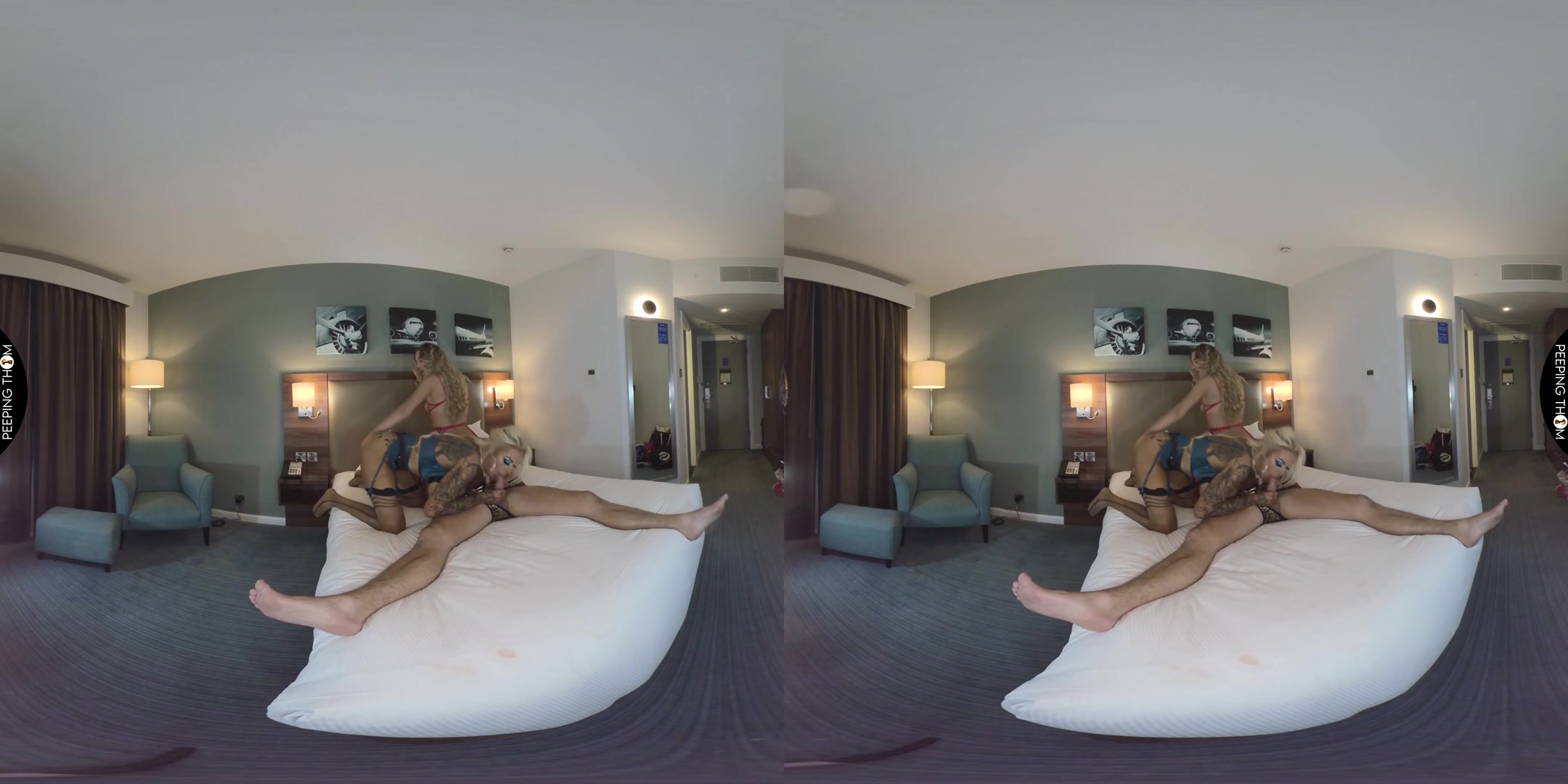 Sophie Anderson and Missy Milla - Spit Stepsisters - PeepingThom