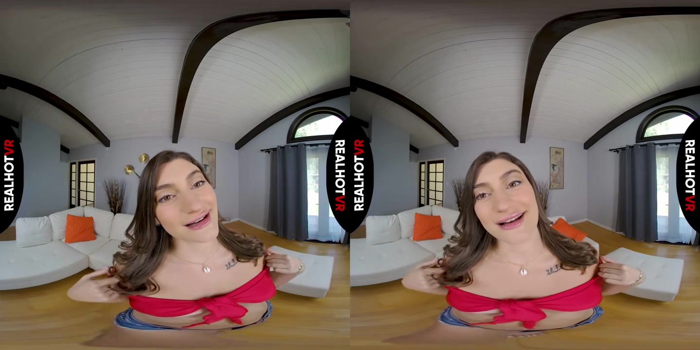 Teen Stepsister Sneaks Inexperienced Stepbro Into Her Bedroom & Teaches Him How To Fuck! - RealHotVR