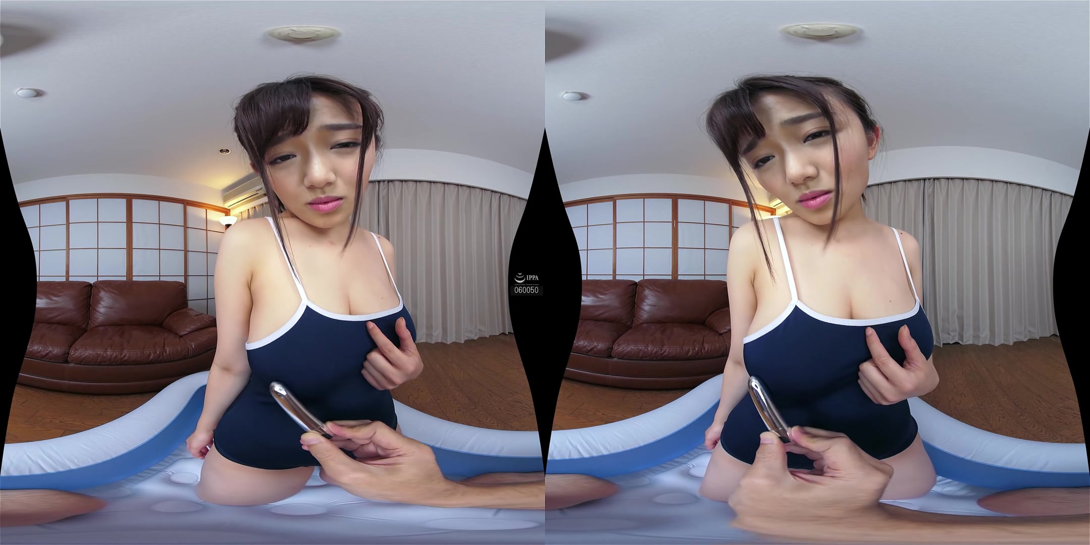 Ena Koume - Intense Sex with a Girl Who Can't Fit in a School Swimsuit - MONDELDEVR
