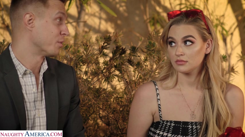 Blake Blossom fucks a perfect fucking stranger on Valentine's Day - naughtyamerica