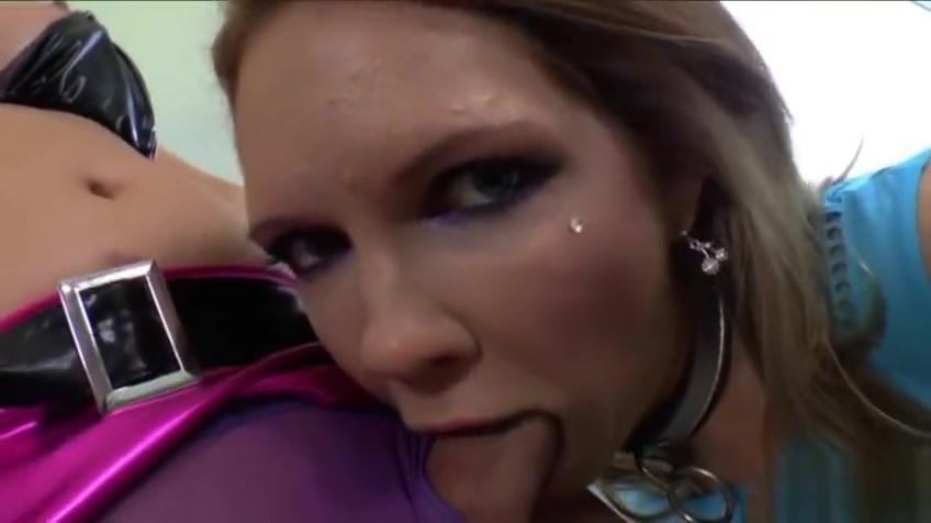 Pierced tits TS hottie Eva Cassini fucks her genetic female