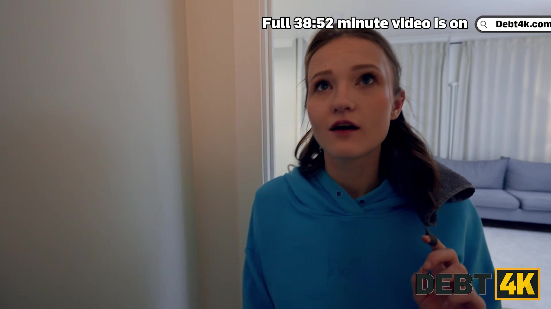 DEBT4k. Slutty college girl from Russia is showing her natural body and gives first ANAL