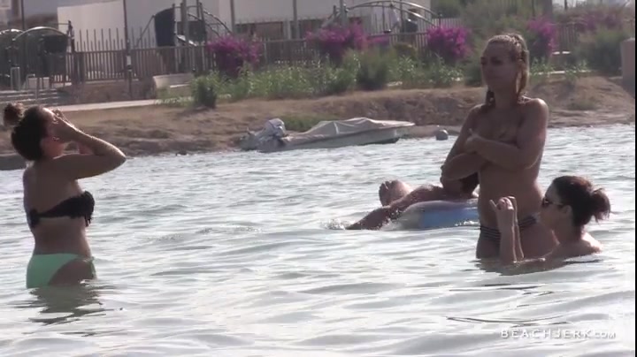 Busty Latino - BeachJerk