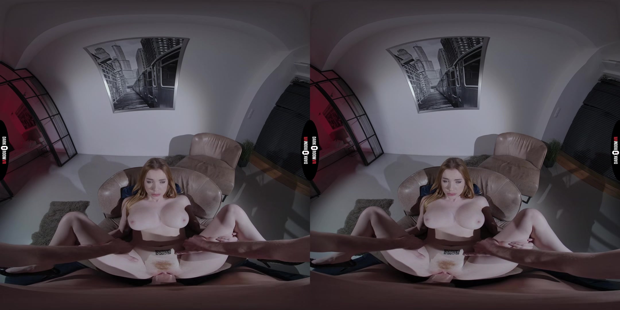 Scarlett Jones VR Porn: Show Me Your QR Code - DarkRoomVR