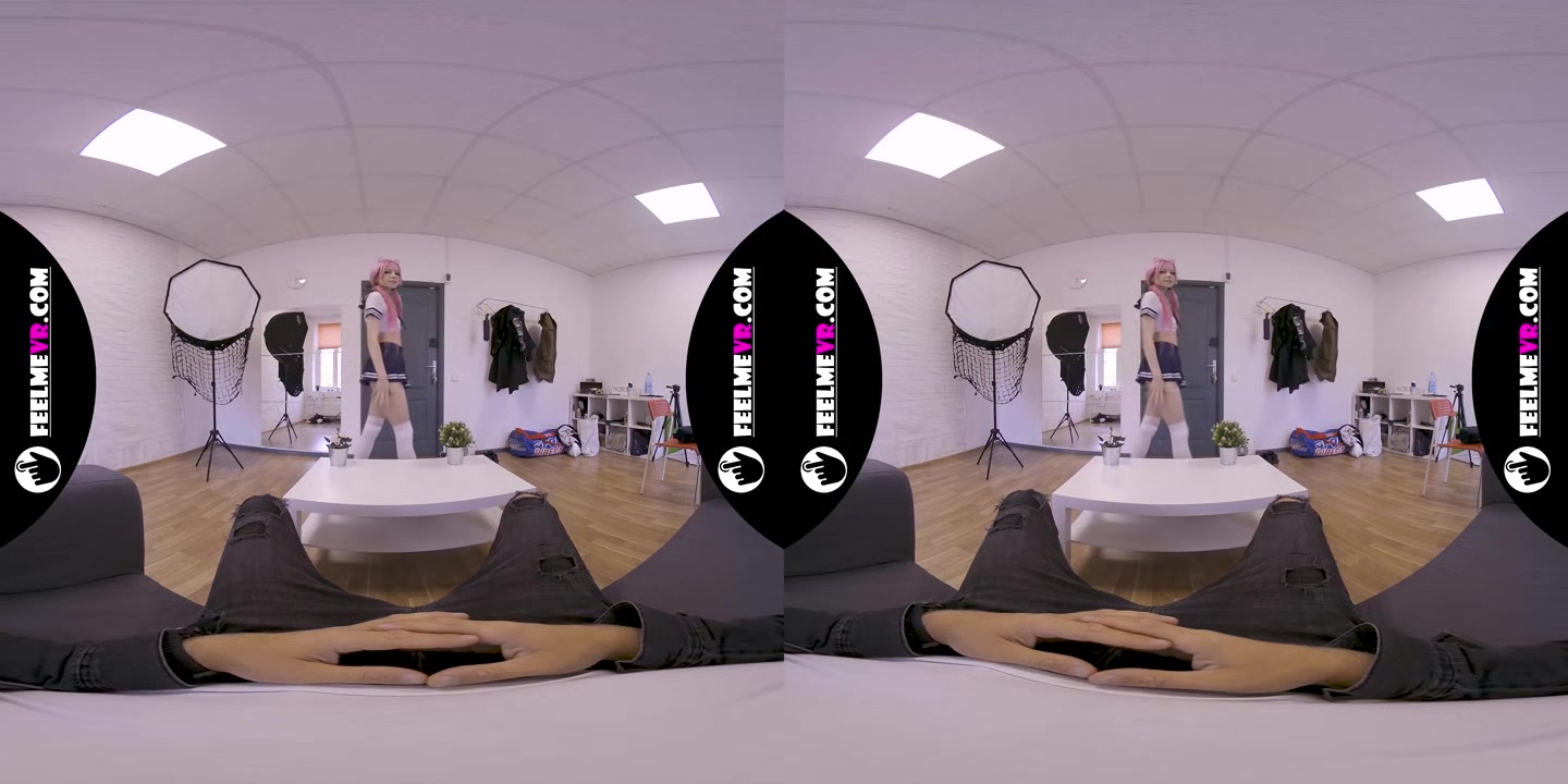 Virtual Reality Nude Lapdance Video With Pink Hair Girl Lilly - FeelMeVR