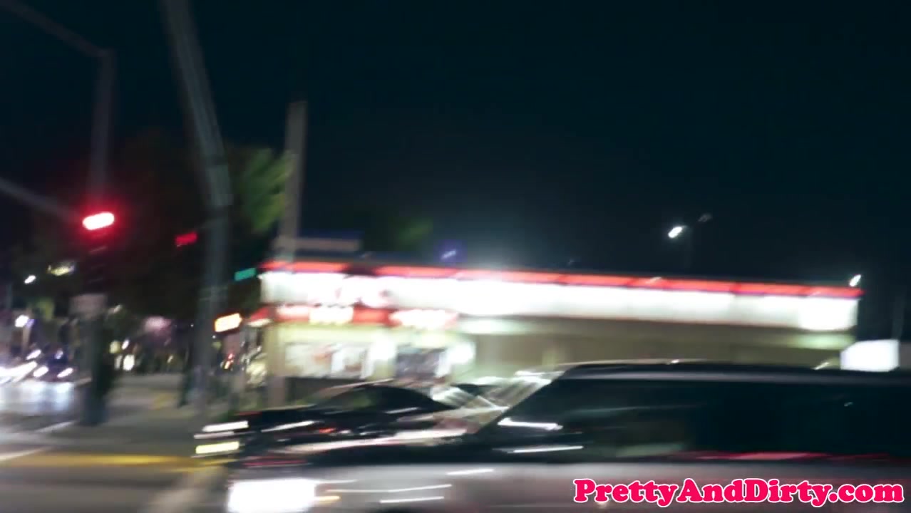 Squirting babe rough railed in uber taxi
