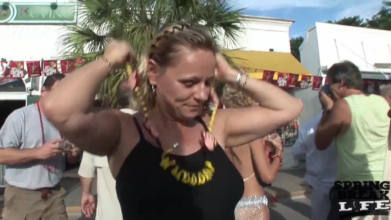 So Many Girls Flashing their Tits and Pussies on the Streets of Key West Florida - SpringbreakLife