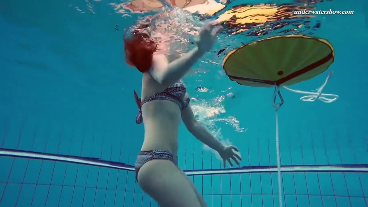 Big Tits Teenie Liza Bubarek Swimming Naked In The Pool