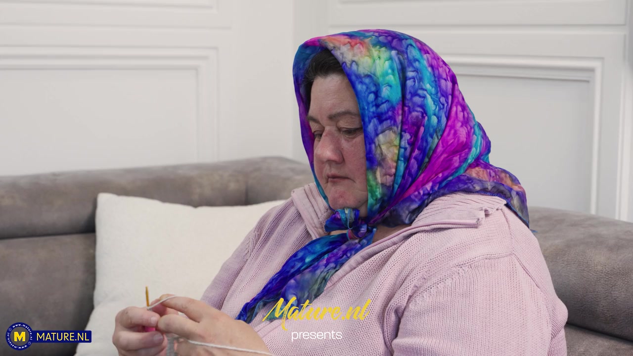 Young Babe Valentina Lapiedra Eats Her Stepgranny Edina's Big Ass In This Old & Young Lesbian Tale