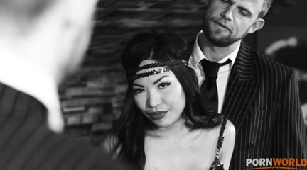Asian Slut Polly Pons DP'd on Pool Table by 2 Bootlegger Mob Bosses GP2280 - PornWorld