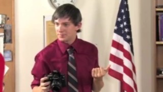 Geeky Guy Gets A Lecture