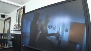 White Blond on Black Steele